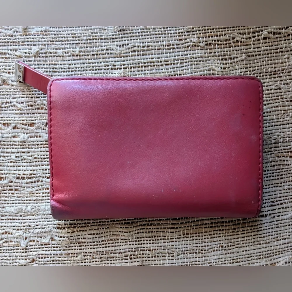 Radley London RED leather Bifold WALLET